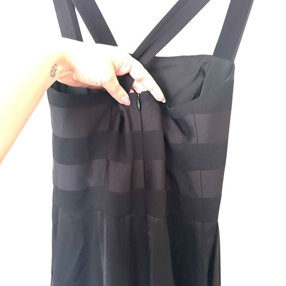 WAVERLY GREY Striped Straight Leg Jumpsuit Black XS - Picture 3 of 6